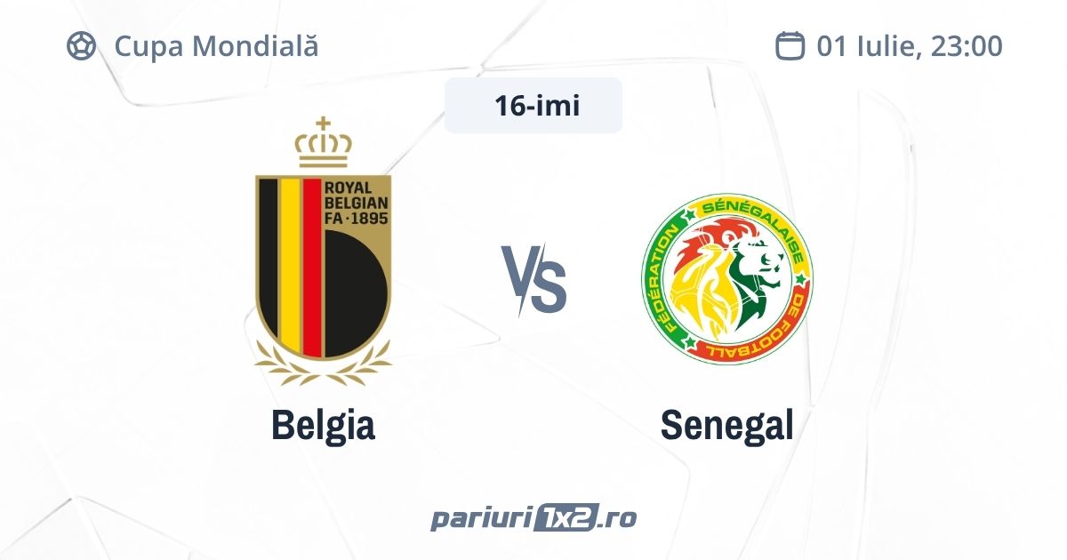 Belgia - Senegal