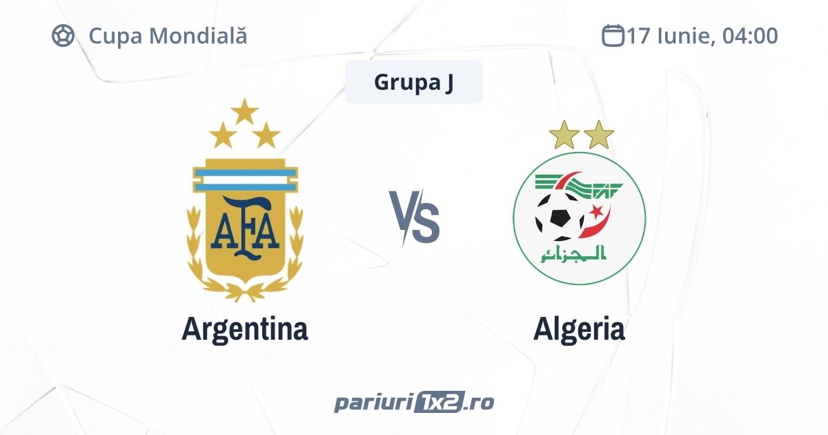 Argentina - Algeria