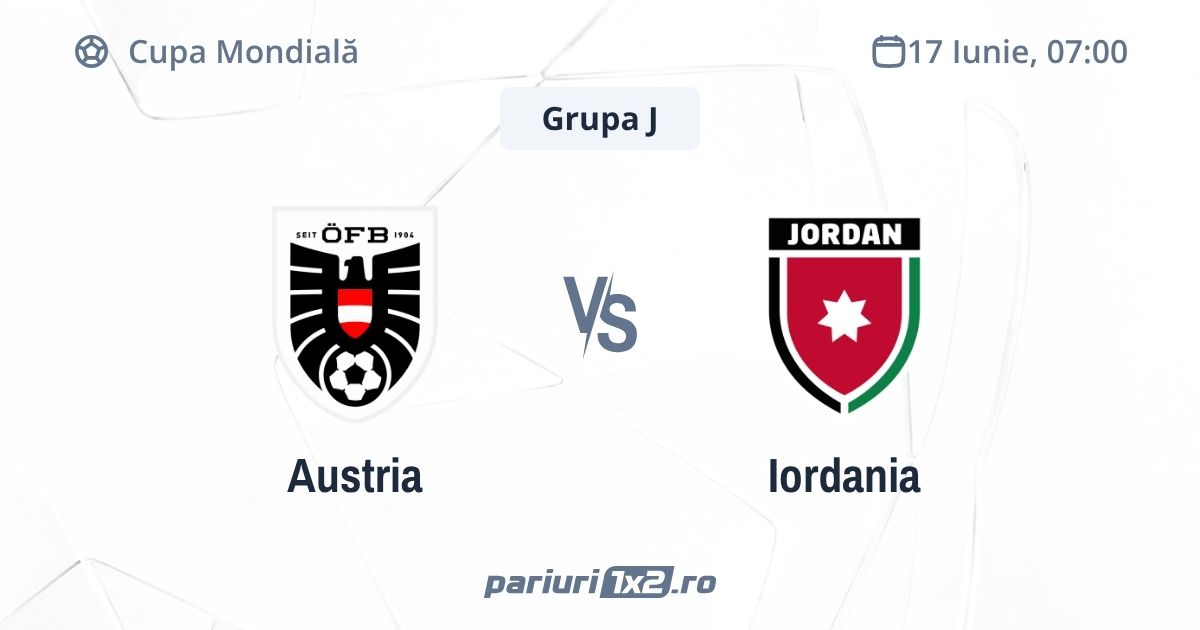 Austria - Iordania