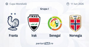 Grupa I de la Campionatul Mondial 2026: Cine se pune cu Franța? Vezi analiza »