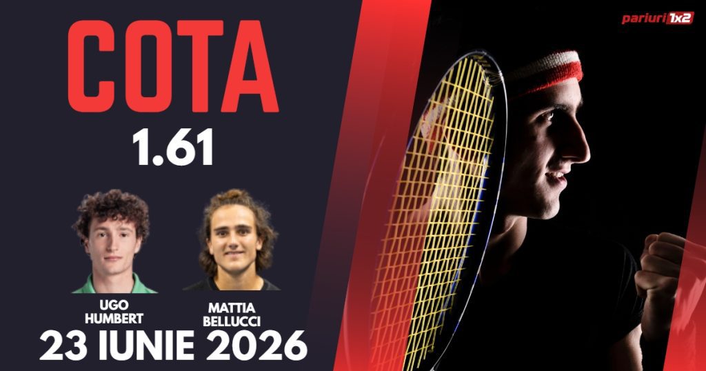 Humbert – Bellucci, Ponturi Pariuri Tenis Eastbourne, 23.06.2026