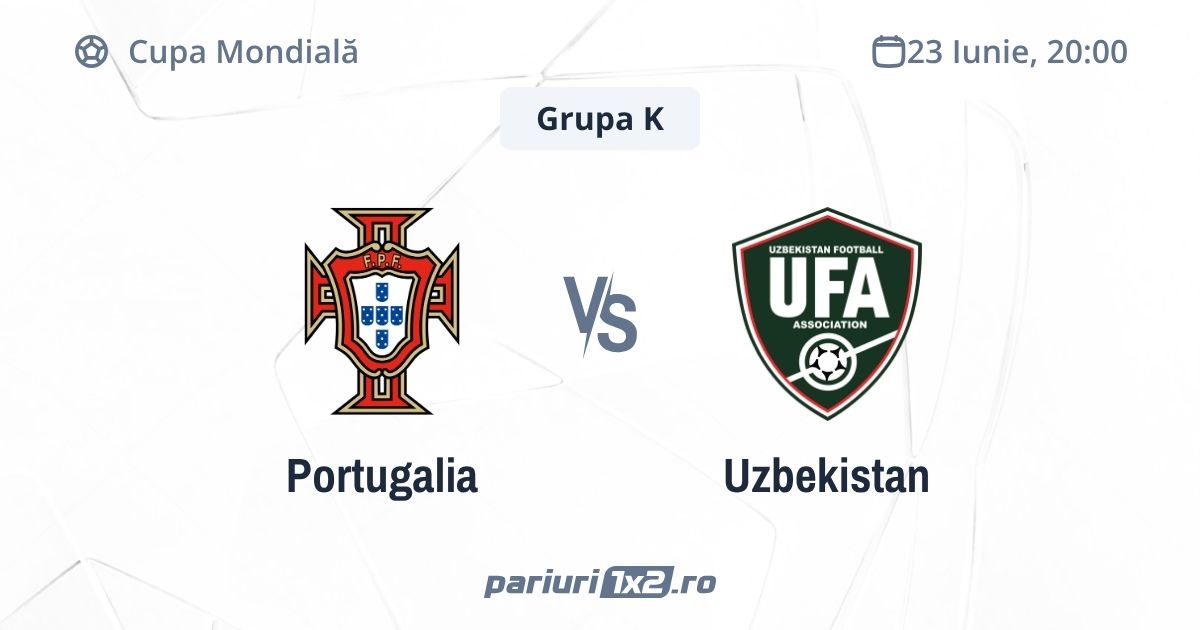 Portugalia - Uzbekistan