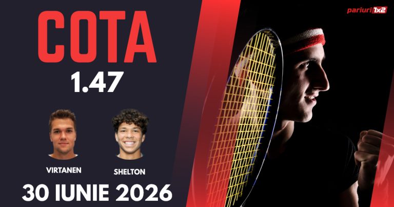 Virtanen – Shelton, Ponturi Pariuri Tenis Wimbledon, 30.06.2026