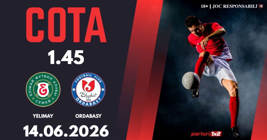 Yelimay – Ordabasy, Ponturi Pariuri Fotbal Premier League, 14.06.2026