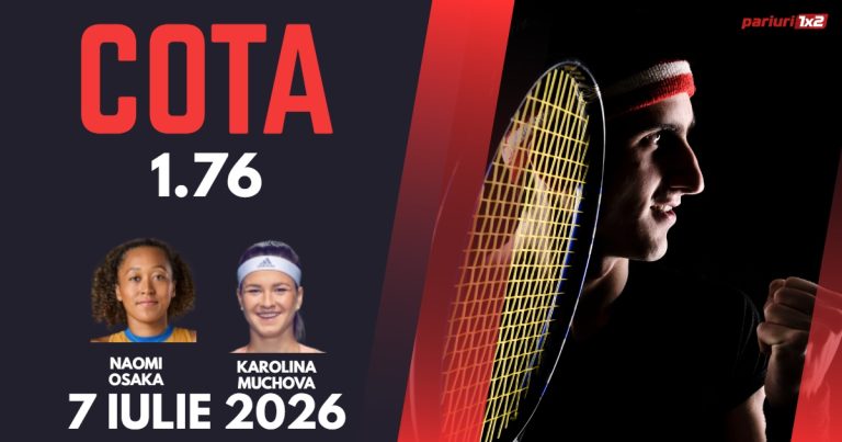 Osaka – Muchova, Ponturi Pariuri Tenis Wimbledon, 07.07.2026