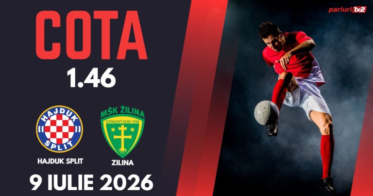 Hajduk Split – Zilina, Ponturi Pariuri Fotbal Europa League, 09.07.2026