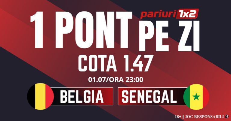 Un Pont pe Zi, 01 iulie: În luna iunie am avut 19 selecții reușite! Astăzi Belgia – Senegal