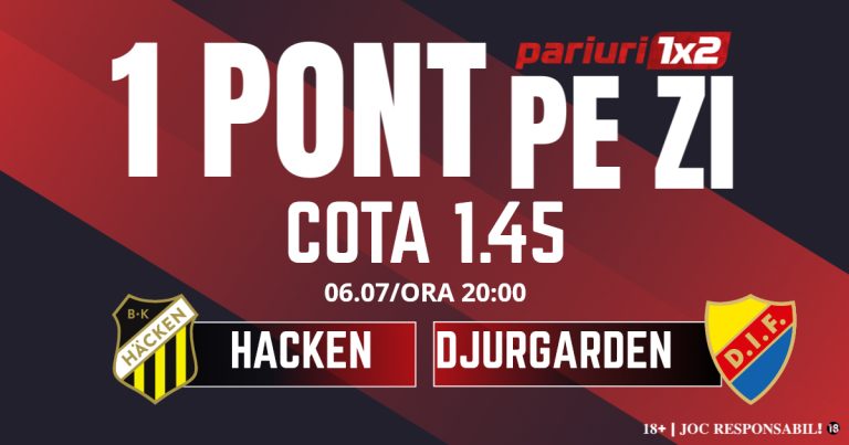 Un Pont pe Zi, 06 iulie: Pentru o nouă selecție reușită mergem în Suedia! Astăzi Hacken – Djurgarden
