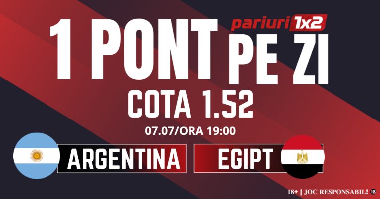 Un Pont pe Zi, 07 iulie: Pentru o nouă selecție reușită mergem la Campionatul Mondial! Astăzi Argentina – Egipt