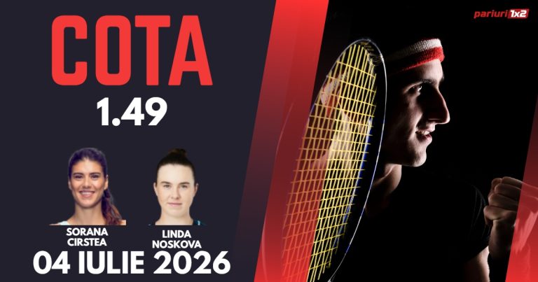Cirstea – Noskova, Ponturi Pariuri Tenis Wimbledon, 04.07.2026
