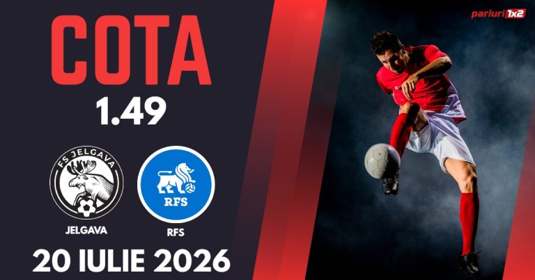 Jelgava – RFS, Ponturi Pariuri Fotbal Virsliga, 20.07.2026