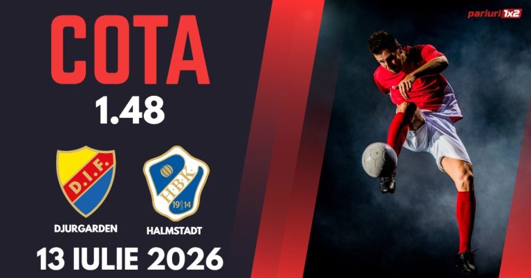Djurgarden – Halmstad, Ponturi Pariuri Fotbal Allsvenskan, 13.07.2026