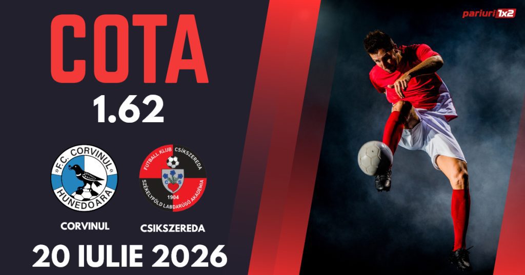 Corvinul – Csikszereda, Ponturi Pariuri Fotbal Superliga, 20.07.2026