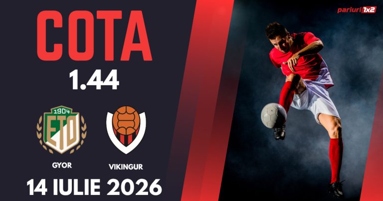 Gyor – Vikingur, Ponturi Pariuri Fotbal Liga Campionilor, 14.07.2026