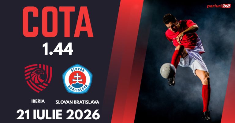 Iberia – Slovan Bratislava, Ponturi Pariuri Fotbal Liga Campionilor, 21.07.2026
