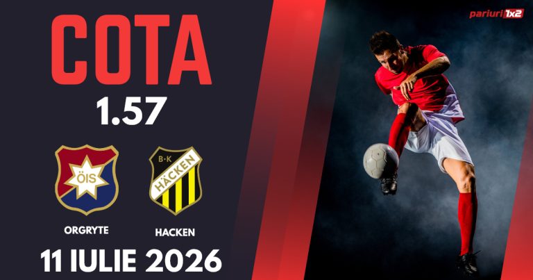Orgryte – Hacken, Ponturi Pariuri Fotbal Allsvenskan, 11.07.2026