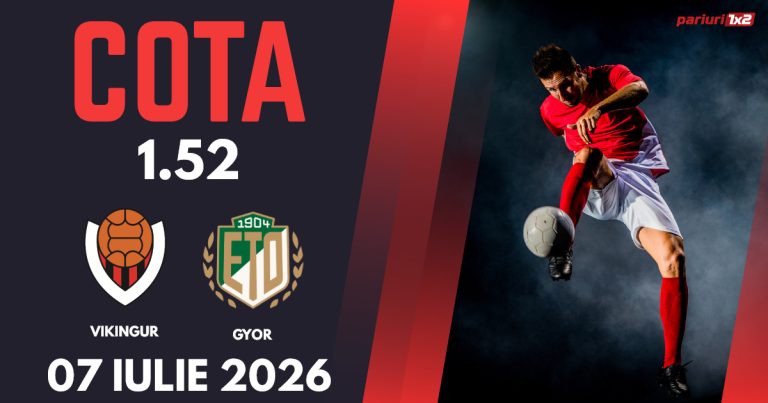 Vikingur – Gyor, Ponturi Pariuri Fotbal Liga Campionilor, 07.07.2026