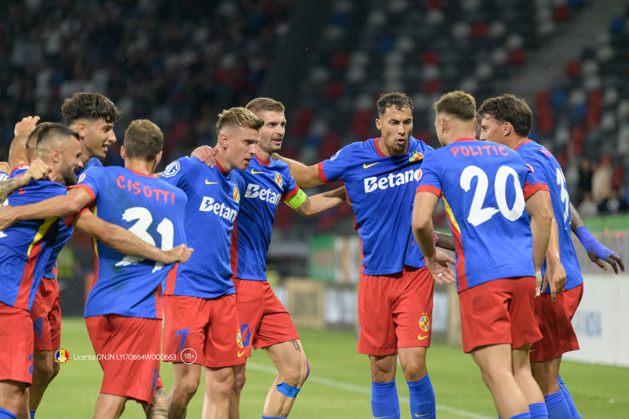 Megacotă pentru FCSB la debutul în Conference League