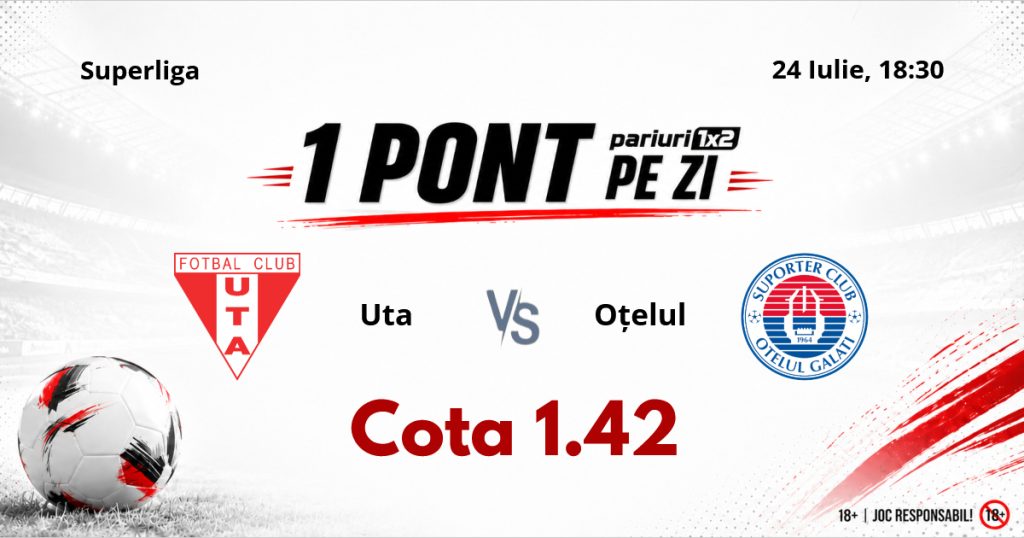 Un Pont pe Zi, 24 iulie: Selecțiile oferite în ultimele două zile au fost reușite! Astăzi UTA – Oțelul