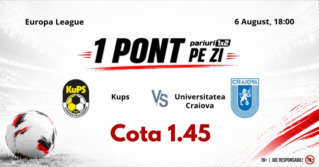 Un Pont pe Zi, 06 august: Mizăm pe un meci bun al oltenilor! Astăzi Kups – Universitatea Craiova