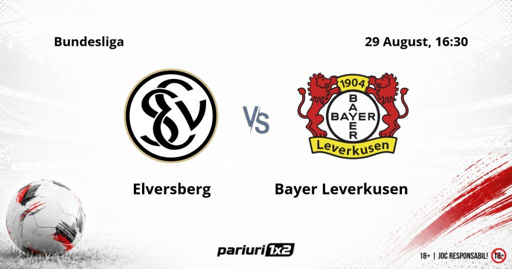 Elversberg – Bayer Leverkusen, Ponturi Pariuri Fotbal Bundesliga, 29.08.2026