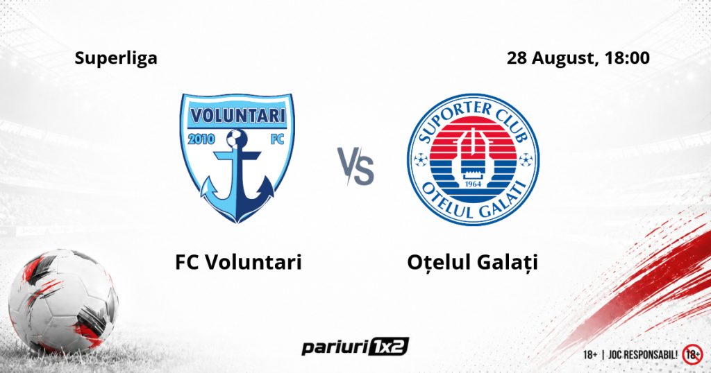FC Voluntari – Oțelul, Ponturi Pariuri Fotbal Superliga, 28.08.2026