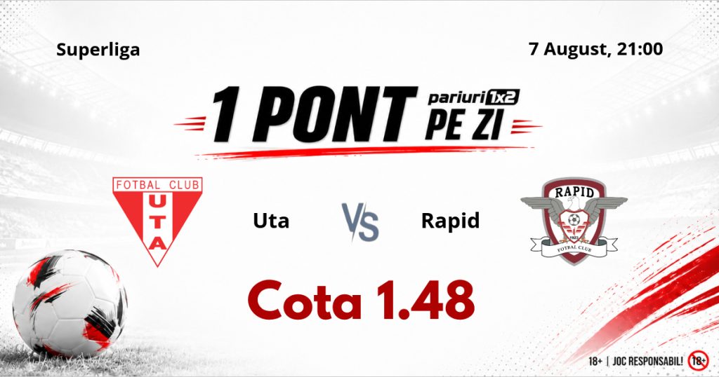 Un Pont pe Zi, 07 august: Ieri am bifat o nouă selecție reușită! Astăzi UTA – Rapid