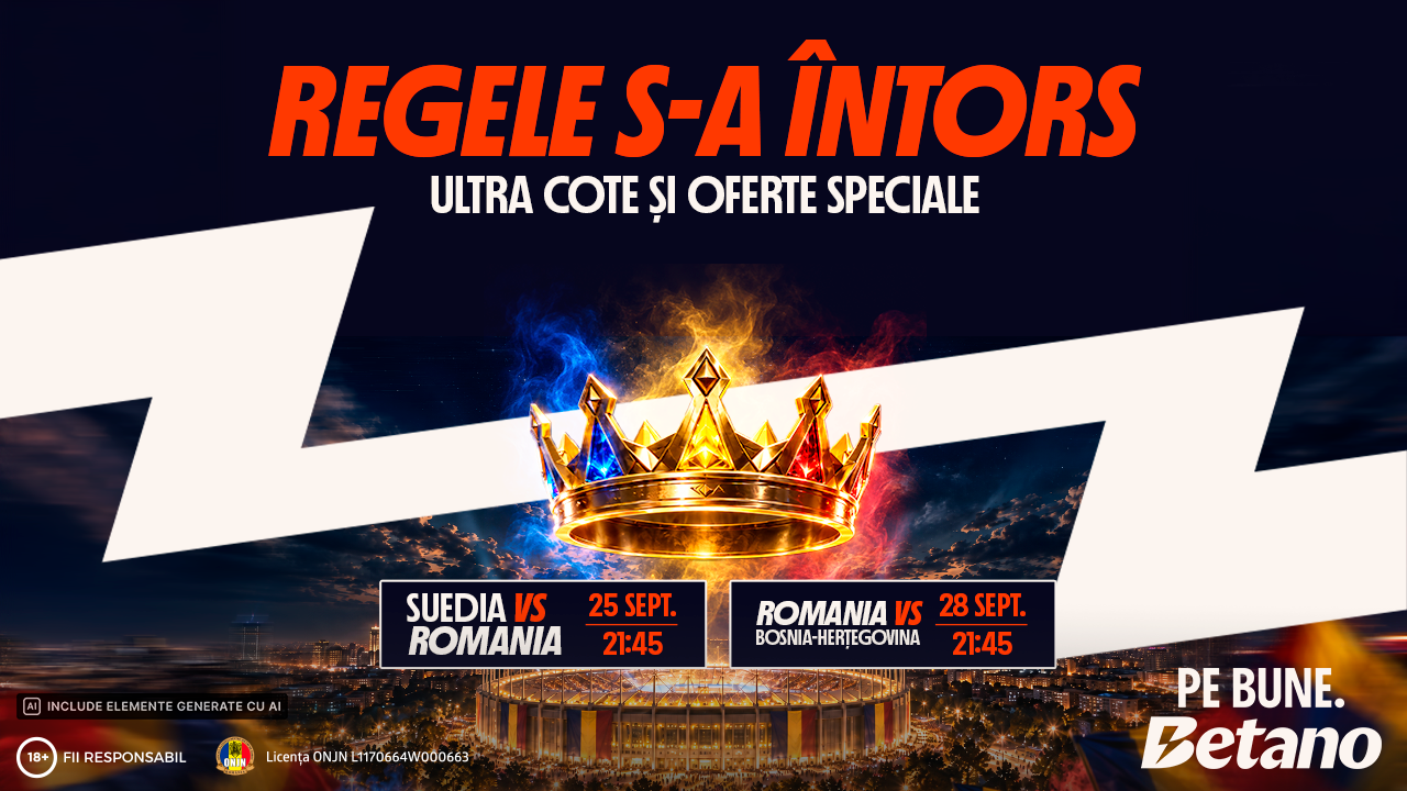 Regele s-a întors! Betano vine cu Ultra Cote și Oferte Speciale