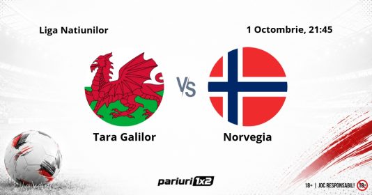 Tara Galilor – Norvegia, Ponturi Pariuri Fotbal Liga Natiunilor, 01.10.2026