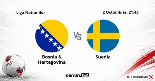 Bosnia – Suedia, Ponturi Pariuri Fotbal Liga Natiunilor, 02.10.2026