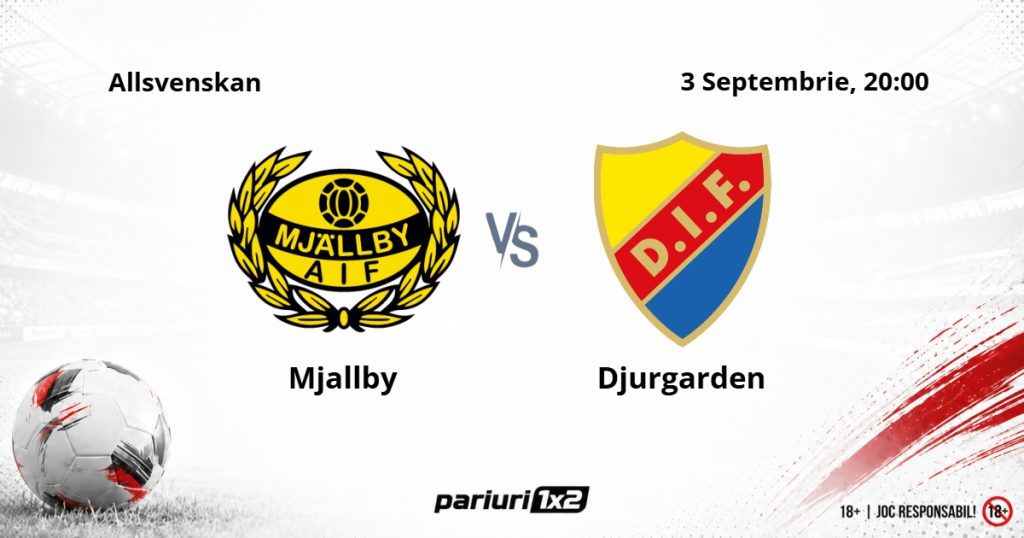 Mjallby – Djurgarden, Ponturi Pariuri Fotbal Allsvenskan, 03.09.2026