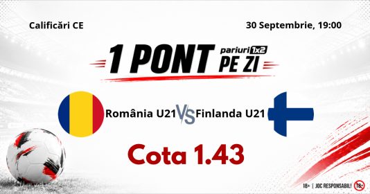 Un Pont pe Zi, 30 septembrie: 21 selecții reușite în această lună! Astăzi România U21 – Finlanda U21