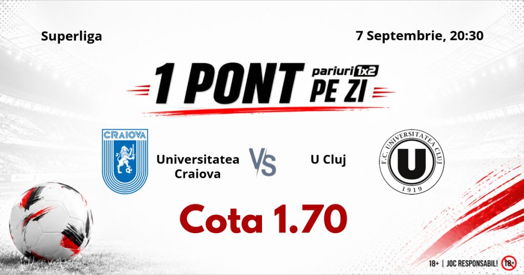 Un Pont pe Zi, 07 septembrie: Cinci selecții reușite în luna septembrie! Astăzi Universitatea Craiova – U Cluj