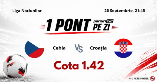 Un Pont pe Zi, 26 septembrie: 17 selecții reușite în această lună! Astăzi Cehia – Croația