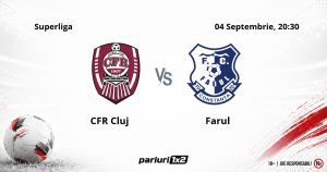 CFR Cluj – Farul, Ponturi Pariuri Fotbal Superliga, 04.09.2026