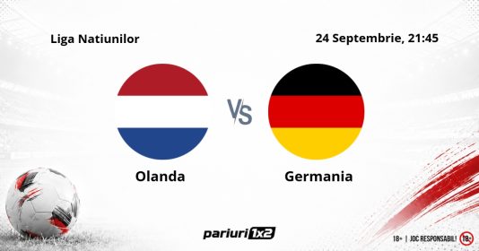 Olanda – Germania, Ponturi Pariuri Fotbal Liga Natiunilor, 24.09.2026