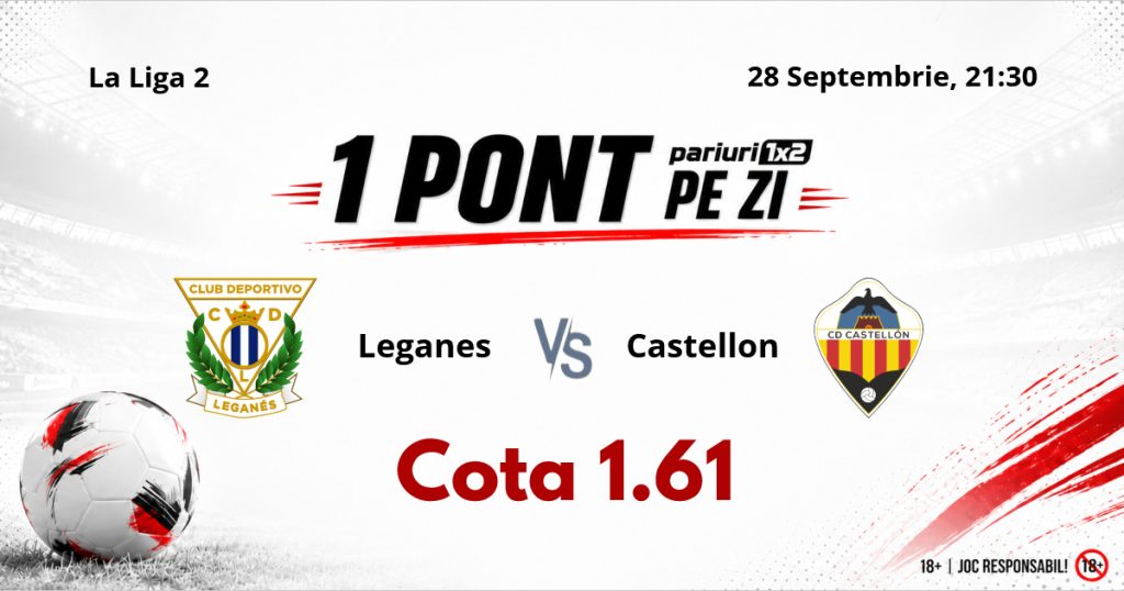 Un Pont pe Zi, 28 septembrie: 19 selecții reușite în această lună! Astăzi Leganes – Castellon
