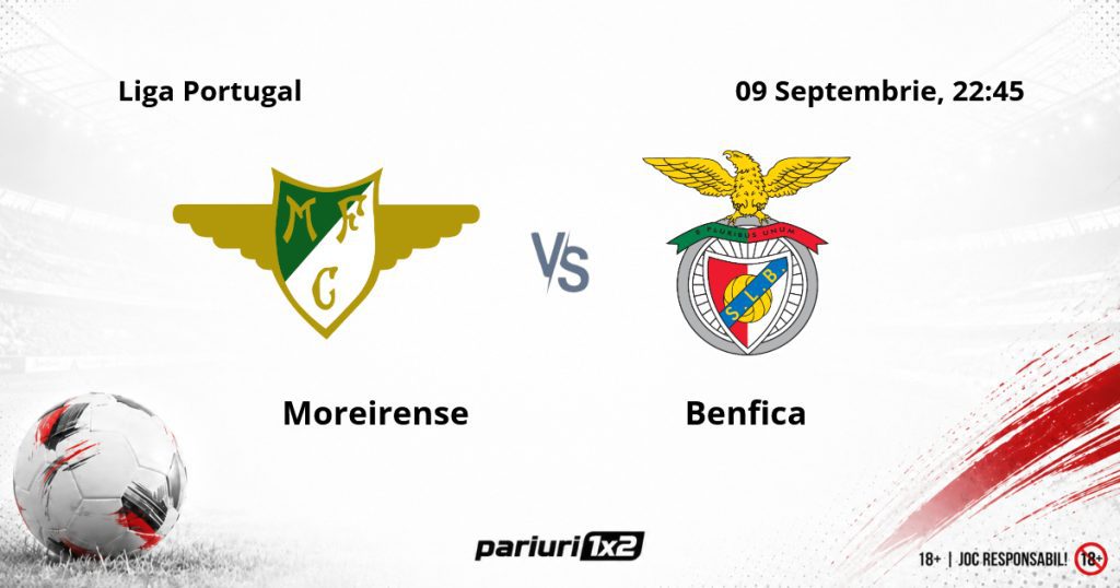 Moreirense – Benfica, Ponturi Pariuri Fotbal Liga Portugal, 09.08.2026