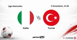 Italia – Turcia, Ponturi Pariuri Fotbal Liga Națiunilor, 05.10.2026