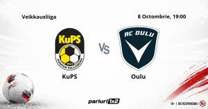 KuPS – Oulu, Ponturi Pariuri Fotbal Veikkausliiga, 08.10.2026