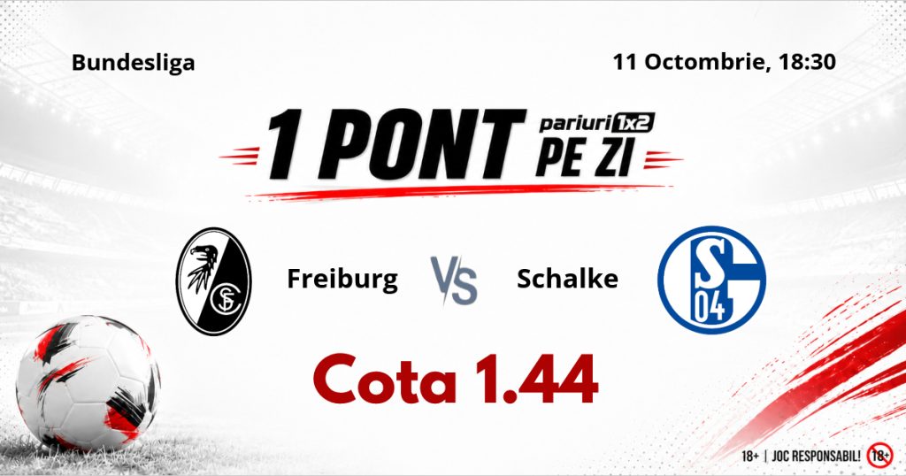 Un Pont pe Zi, 11 octombrie : Mergem în Bundesliga pentru o nouă selecție reușită! Astăzi Freiburg – Schalke