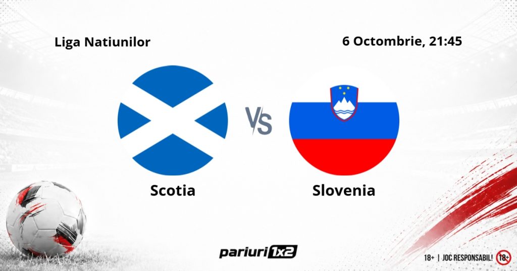 Scotia – Slovenia, Ponturi Pariuri Fotbal Liga Natiunilor, 06.10.2026