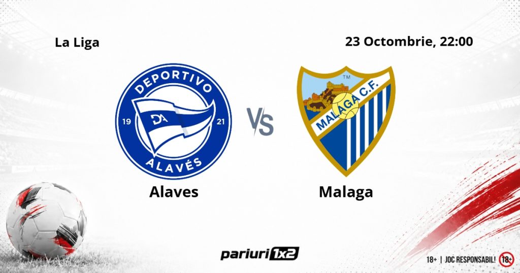 Alaves – Malaga, Ponturi Pariuri Fotbal La Liga, 23.10.2026