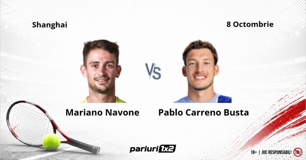 Navone – Carreno Busta, Ponturi Pariuri Tenis Shanghai, 08.10.2026