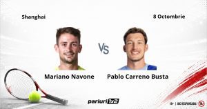 Navone – Carreno Busta, Ponturi Pariuri Tenis Shanghai, 08.10.2026