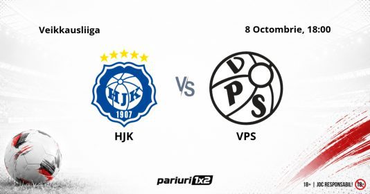 HJK – VPS, Ponturi Pariuri Fotbal Veikkausliiga, 08.10.2026