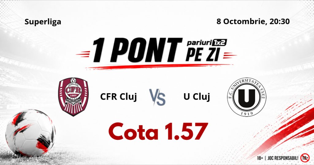 Un Pont pe Zi, 08 octombrie : Mergem în Superliga pentru o nouă selecție reușită! Astăzi CFR Cluj – U Cluj