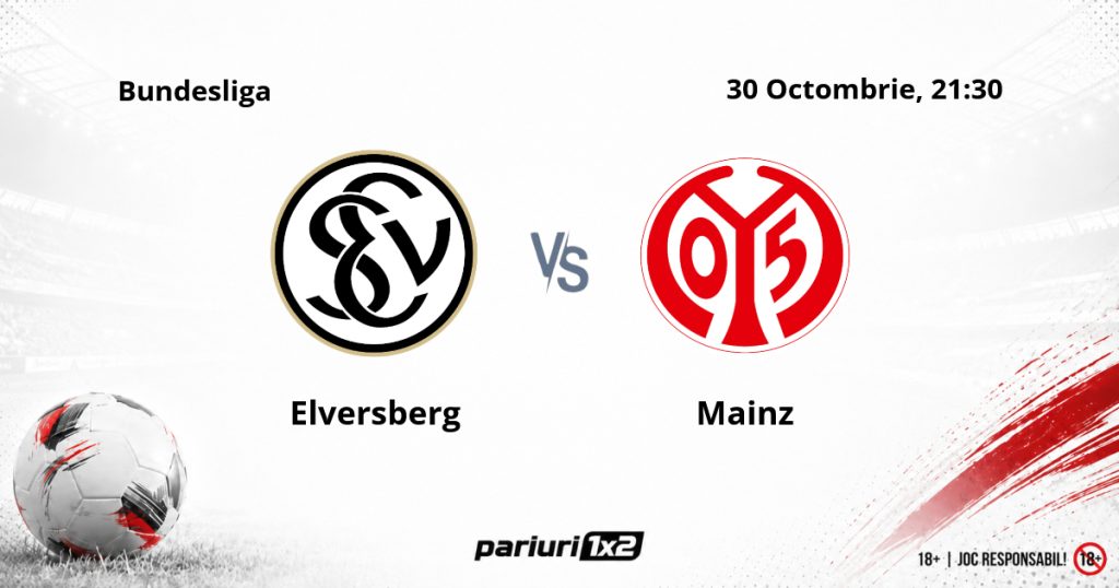 Elversberg – Mainz, Ponturi Pariuri Fotbal Bundesliga, 30.10.2026