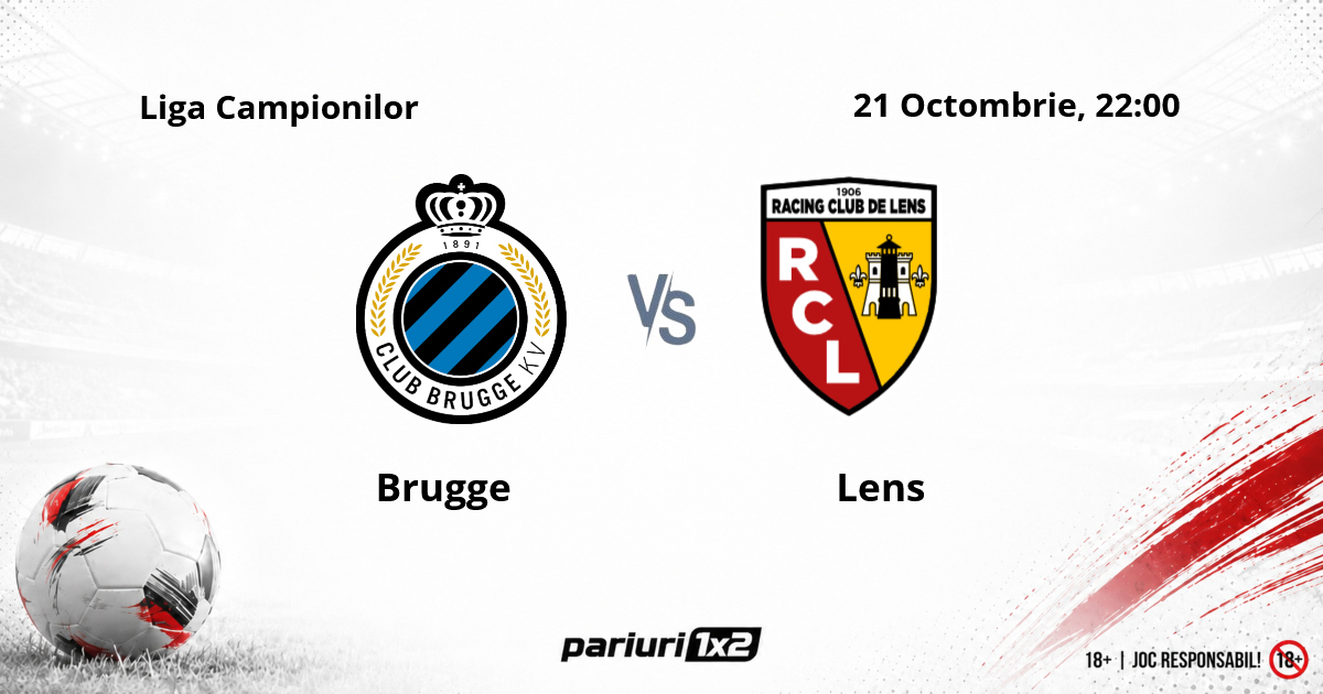 Brugge – Lens, Ponturi Pariuri Fotbal Liga Campionilor, 21.10.2026