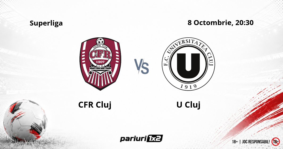 CFR Cluj – U Cluj, Ponturi Pariuri Fotbal Superliga, 08.10.2026